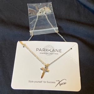 New Park Lane cross necklace with CZ